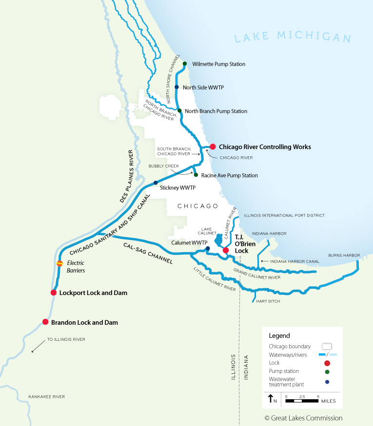 Illinois Water Way Maps 14
